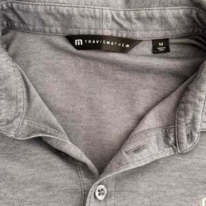 TravisMathew Golf Polo Shirt Grey Mens Size M
